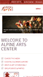 Mobile Screenshot of alpineartscenter.org